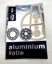 ALUFOL Messe Muster Prospekt aluminiumfolie Merseburg Rackwitz Hettstedt DDR
