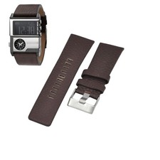 DZ7139 28mm Brown Leather Watch Strap For Diesel