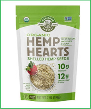 Manitoba Harvest Organic Hemp Hearts Shelled Hemp Seeds, 7 Ounce (Pack of 1);