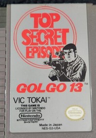 Golgo 13: Top Secret Episode Nintendo NES Tested Authentic 