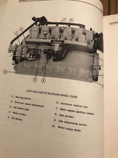 waukesha engines model VLROB Operator’s Manual | eBay
