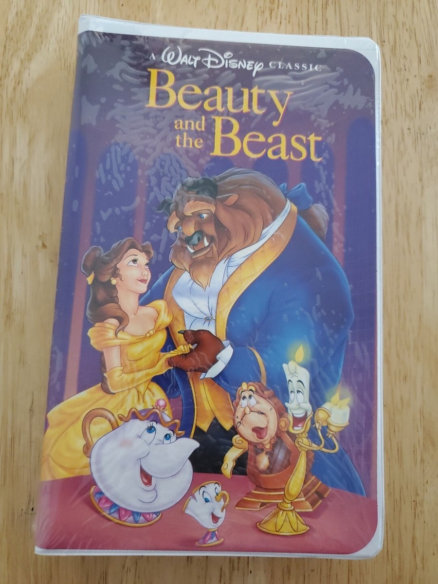 非常に希少な「美女と野獣」（VHSテープ、1992年）1325、番号0000000