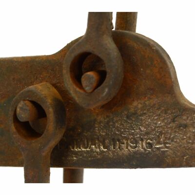Antique CAST IRON SLIDING BEAM SCALE 200 lbs. COTTON / TOBACCO Pat. Jan.  11-1916