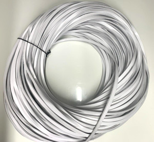 Plastic Panel Edge Trim White U - Shaped for Caravan Motorhome Sold Per M - ET1