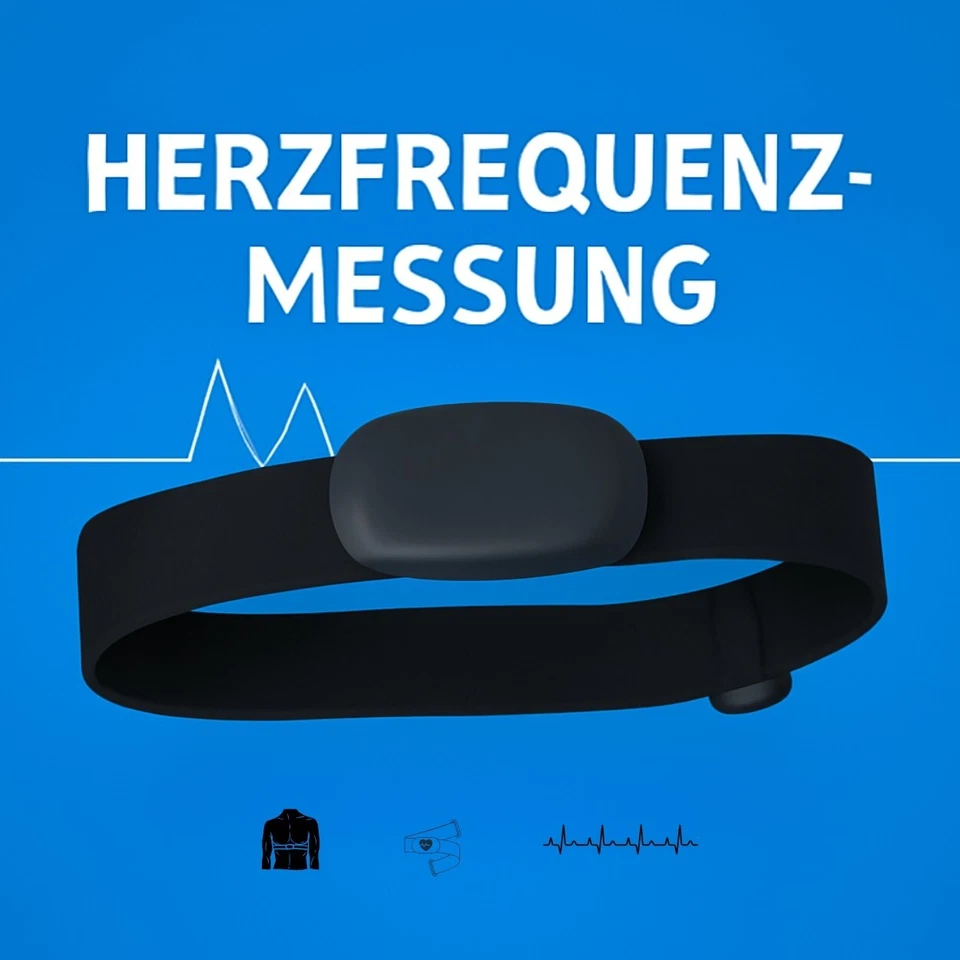 Wasserdichter Bluetooth 5.0 Herzfrequenz Brustgurt – ANT Herzmonitor - Bild 2 von 3