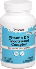 Vitacost Vitamin E  Tocotrienol Complex - 60 Liquid Vegetarian Capsules