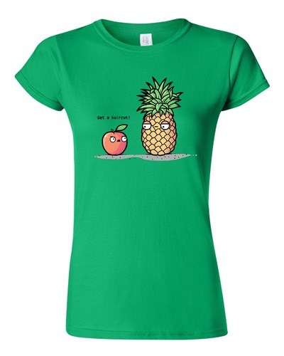 Junior Randy Otter Haircut Pineapple Apple Funny Arts Portray DT T-Shirt Tee - Picture 6 of 7