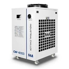 Industrial Water Chiller 14L AC 1P 110V 60Hz Water Cooler CW-6000DN US Stock