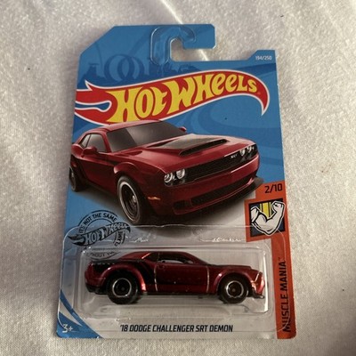 HOT WHEELS 2019 SUPER TREASURE HUNT '18 DODGE CHALLENGER SRT DEMON FYG12 NEU OVP