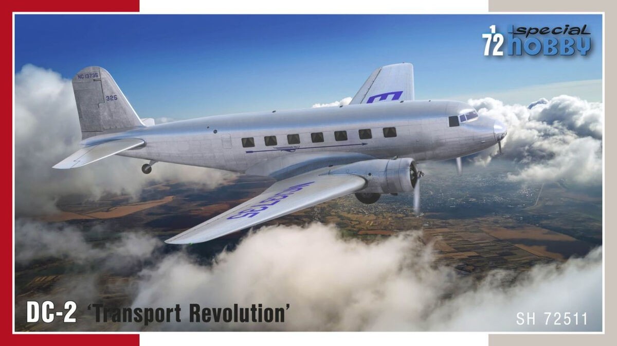 Douglas DC-2 Special Hobby 1/72 kit plastique pour diorama d'aviation civile vintage