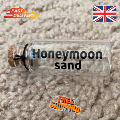 Flitterwochen Sandflasche, kleines Flitterwochen Geschenk Andenken, Hochzeitsgeschenk