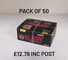 Genuine Raw Black Tips Full BOX x 50