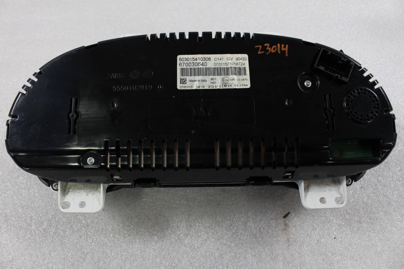 Maserati Ghibli, Speedometer / Head Cluster, Used, P/N 670031671