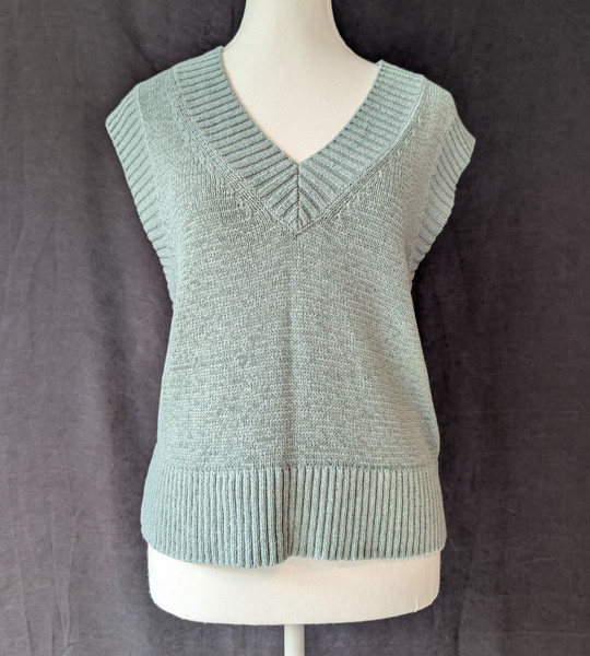 Saba Knitted Vest Top, Size S