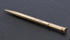 Antique Sampson Mordan Art Deco 9ct Gold Mechanical Propelling Pencil