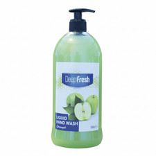 DEEPFRESH DEEPFRESH Liquid Hand Soap 1000ml. Cylinder Bottle Green Apple -1 pack