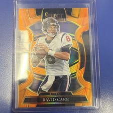 Panini Select 2025 David Carr Texans Concourse Prizm Serial Numbered #50/49