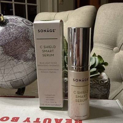 NEW Sonage C Shield Smart Serum Blue Light Filter 0.5 oz/15ml Full Size T3