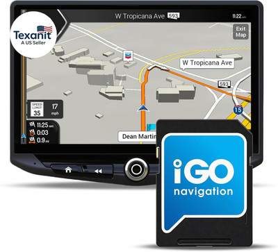 Igo Offline GPS Navigation Microsd Card for HEIGH10 & ELEV8 Infotainment Car Rad