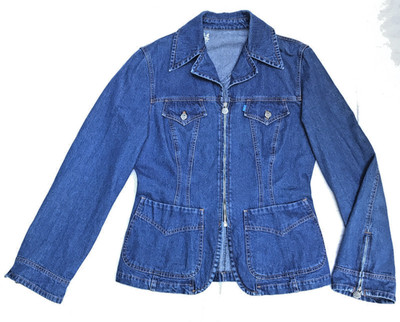 VTG Jeans de Christian Lacroix Blue Denim Jacket Italy Sz 48 ( L-M) Gilmar