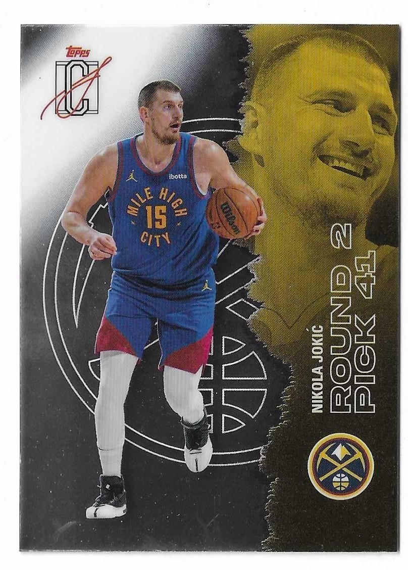 2025-26 Topps Signature Class Nikola Jokic Chrome Card #95 Denver Nuggets MVP