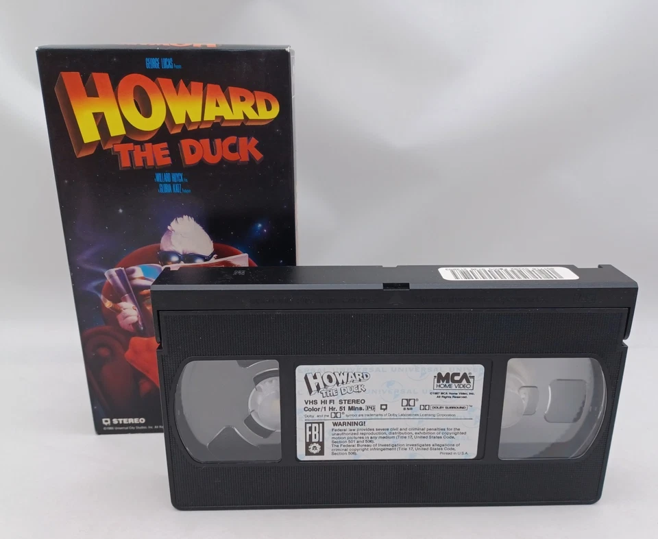 HOWARD THE DUCK (VHS 1986) George Lucas - Cult Comedy - Lea Thompson Tim Robbins - Image 3 of 4