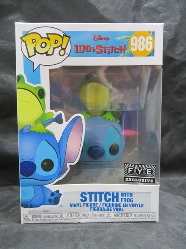 Funko Pop! Disney Lilo & Stitch Stitch with Frog #986 FYE Exclusive