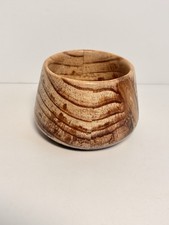 Hand Turned Wooden Artist Made Trinket Bowl Dish