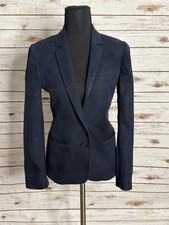 J.Crew classic navy blue cotton single-breasted Thompson blazer Size 2