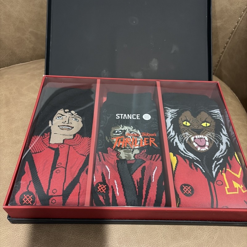 Stance x Michael Jackson Thriller Socks Large Set!