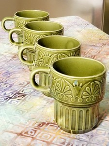 Green Coffee Mug Set | eBay