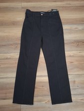 Express Black Pants Women's 6 Straight Leg Super High Rise NEW