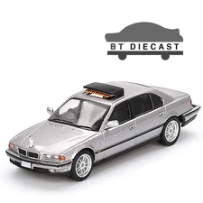 MINI GT BMW 750IL JAMES BOND 007 TOMORROW NEVER DIES 1/64 SILVER MGT00902 007 E
