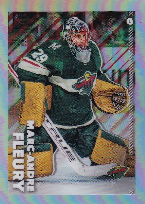 2022-23 Topps Chrome NHL Sticker Refractor #255 Marc-Andre Fleury /99