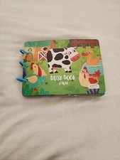 Montessori Farm Activity Books Baby/toddler Quiet Busy Book, educational