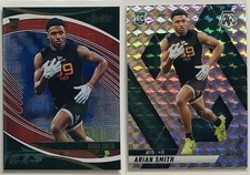 2025 PANINI ABSOLUTE RED SQUARES /850 RC & SILVER MOSAIC PRIZM RC - ARIAN SMITH