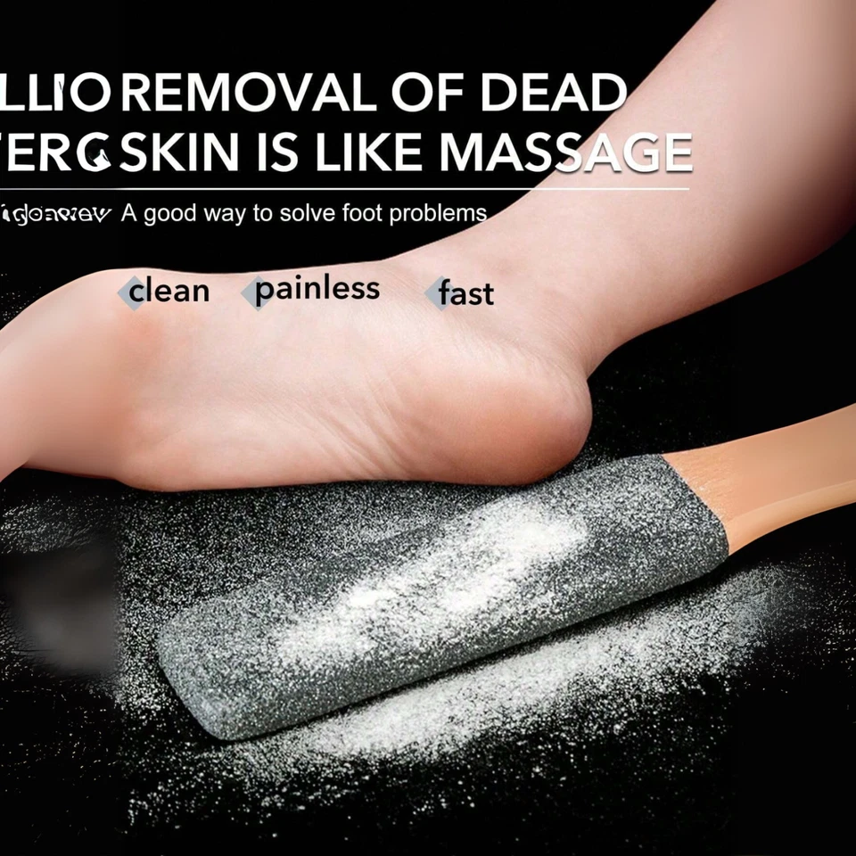 Kit de pedicura removedor de callos de piel dura de 2 lados lima raspador de pies profesional Foto 2 de 4