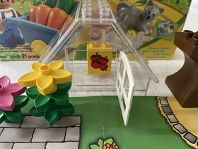 RARE LEGO 3088 GROWING GARDEN SET WITH KITTEN DUPLO Complete With Box