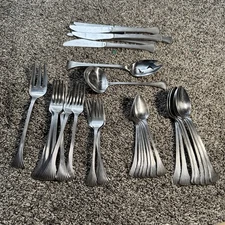 Rebacraft Japan & Stainless Flatware Art Deco Design 33 Lot