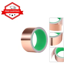 Copper Foil Tape with Conductive Adhesive for Guitar & EMI Shielding (2 x 33)