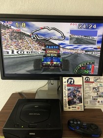 F1 Challenge Sega Saturn 1996 Virgin Foca 1 Official NO Case Formula One Racing