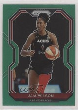 2021 Panini Prizm WNBA Green Prizm A'ja Wilson #13 g1z