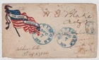 1861 HQ 3rd Reg NY Vo. Fort McHenry Baltimore MD Due 6c Union + Soldier Letter