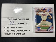 Schultz, Andrew - 2019 Bowman Draft Paper - 25 Card Lot