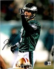DAVID AKERS SIGNED 8X10 PHOTO BECKETT BAS COA PHILADELPHIA EALGES 3