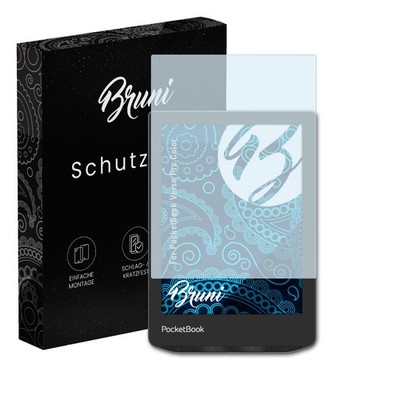 Bruni 2x Folie für PocketBook Verse Pro Color Schutzfolie Displayschutzfolie