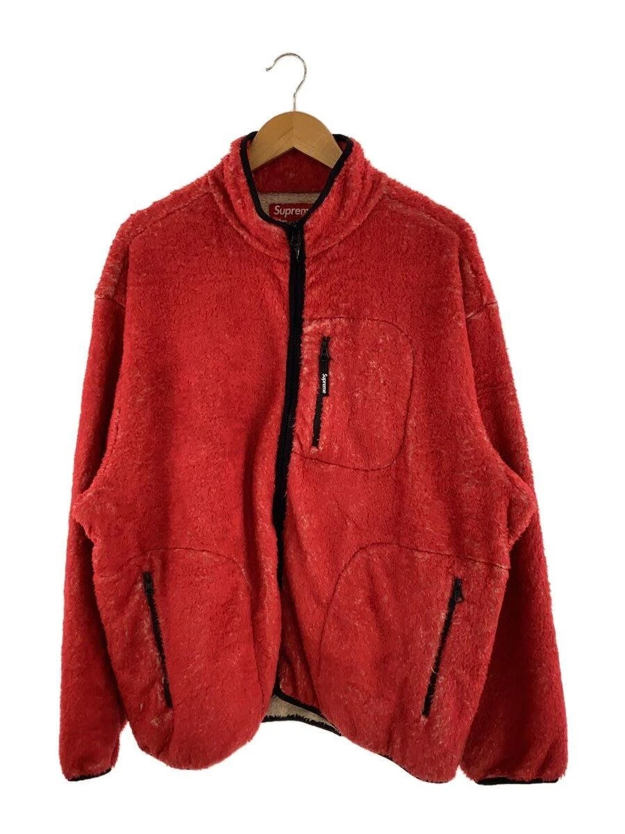 Giacca Supreme Altro Pile XL Poliestere Rosso Kate Moss 24AW Usata