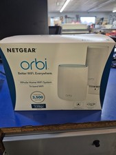Netgear Orbi RBK20W Whole Home WiFi System Tri-band Router  Satellite WiFi