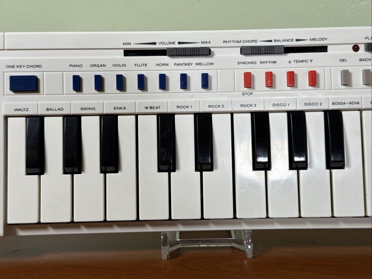 Vintage Casio PT-20 Electronic Keyboard Synthesizer Japan