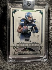 2024 Panini National Treasures Richard Sherman Emerald /10 #93 Seahawks LOB
